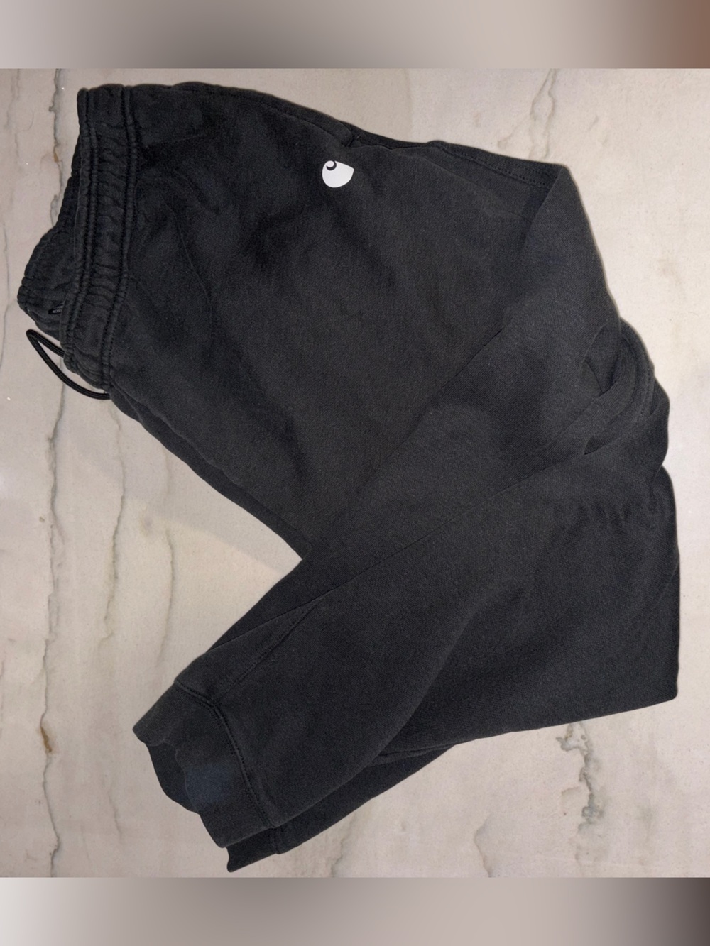 Carhartt Black Jogger Sweatpants with Logo